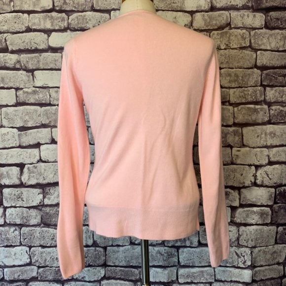 Croft & Barrow Pink V-Neck Sweater Size M - Picture 7 of 9